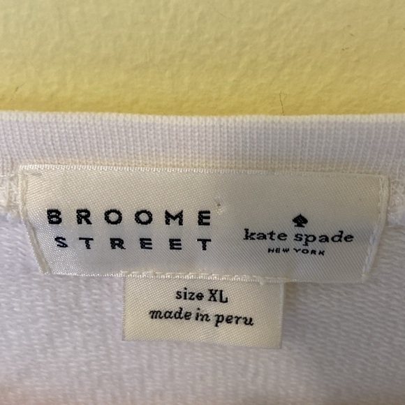 Kate Spade Broome Street Happy Sweatshirt - Picture 3 of 4